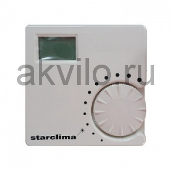 Термостат комнатный Starclima ORION 1P (01D76W1PS) (низковольтовый, проводной)