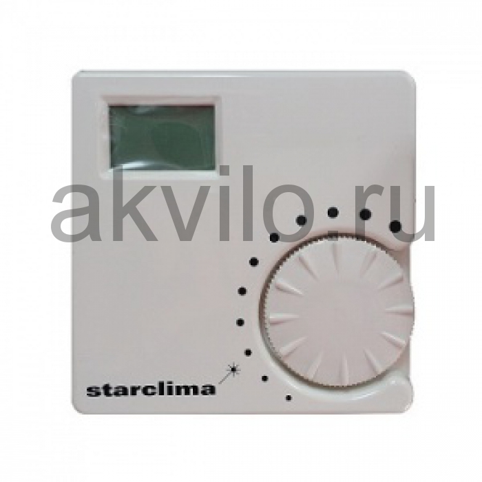 Термостат комнатный Starclima ORION 1P (01D76W1PS) (низковольтовый, проводной)
